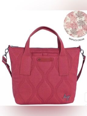 Lug Alto Matte Luxe Tote. Rosewood Red. NWT